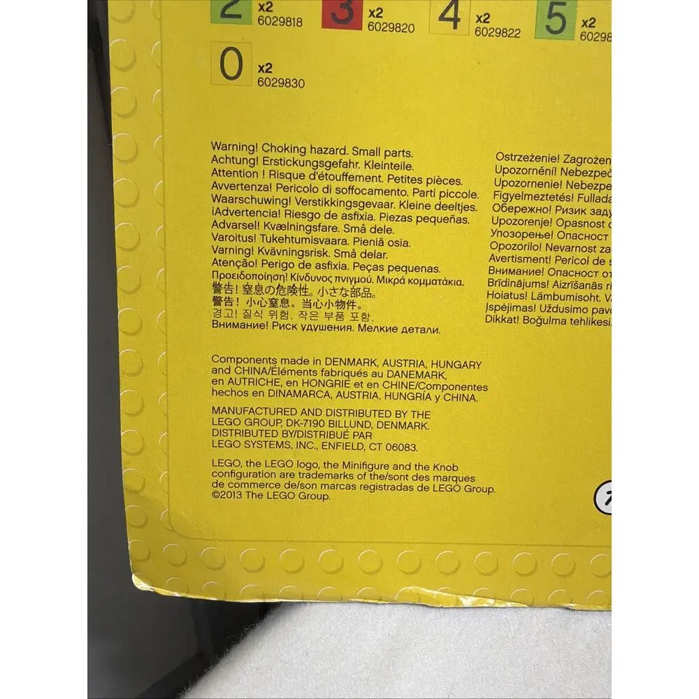 Lego Journal Notebook With Printed Lego Lettering Pieces- Brand New